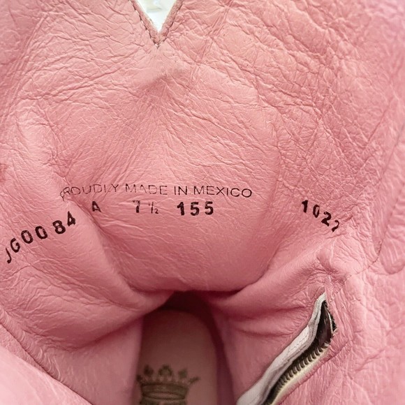 Junk Gypsy Womens Boots Sz 7.5 White Silver Stars Snip Toe Fringe Shortie Zipper - Picture 12 of 12